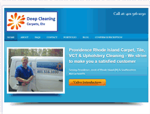 Tablet Screenshot of deepcleaningcarpets.com